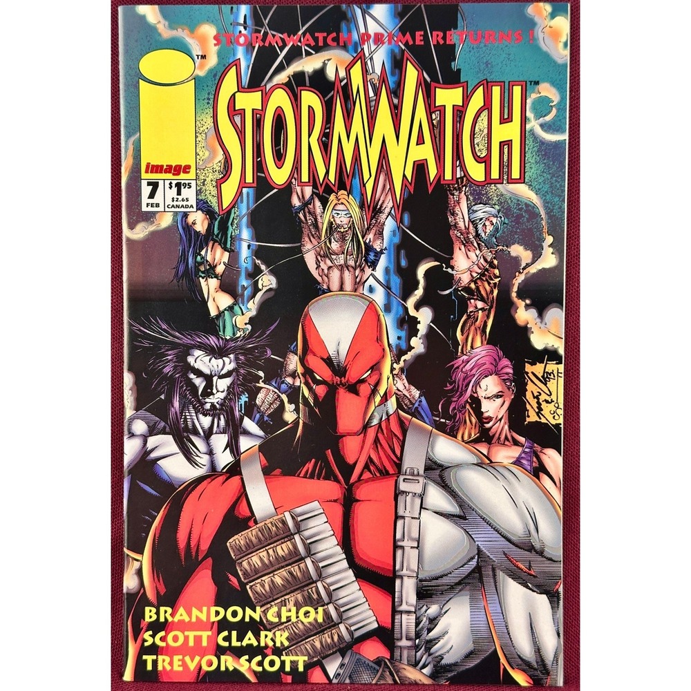 Stormwatch 7‎ Image Comics 1994 Brandon Choi Scott Clark Trevor Scott